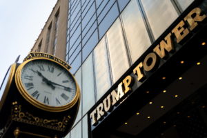 A general view of Trump Tower in New York City