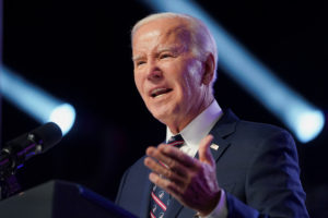U.S. President Joe Biden delivers a speech to mark the third anniversary of the January 6, 2021 attacks on the U.S Capitol...