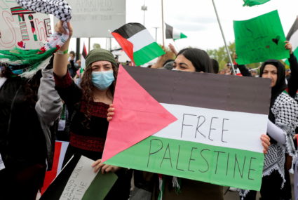 Pro-Palestinian protest in Dearborn, Michigan