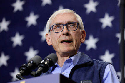 Former U.S. President Obama attends a rally with Wisconsin Governor Evers in Milwaukee