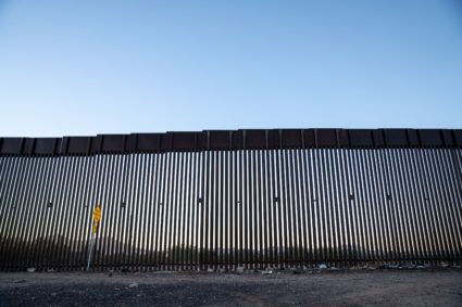 A view of the U.S.-Mexico border fence located about a mile west of Lukeville, Ariz., on January 4, 2024. The Lukeville Po...