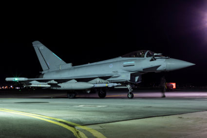 RAF aircraft return after strikes on Houthi targets in Yemen