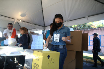 Presidential elections in San Salvador
