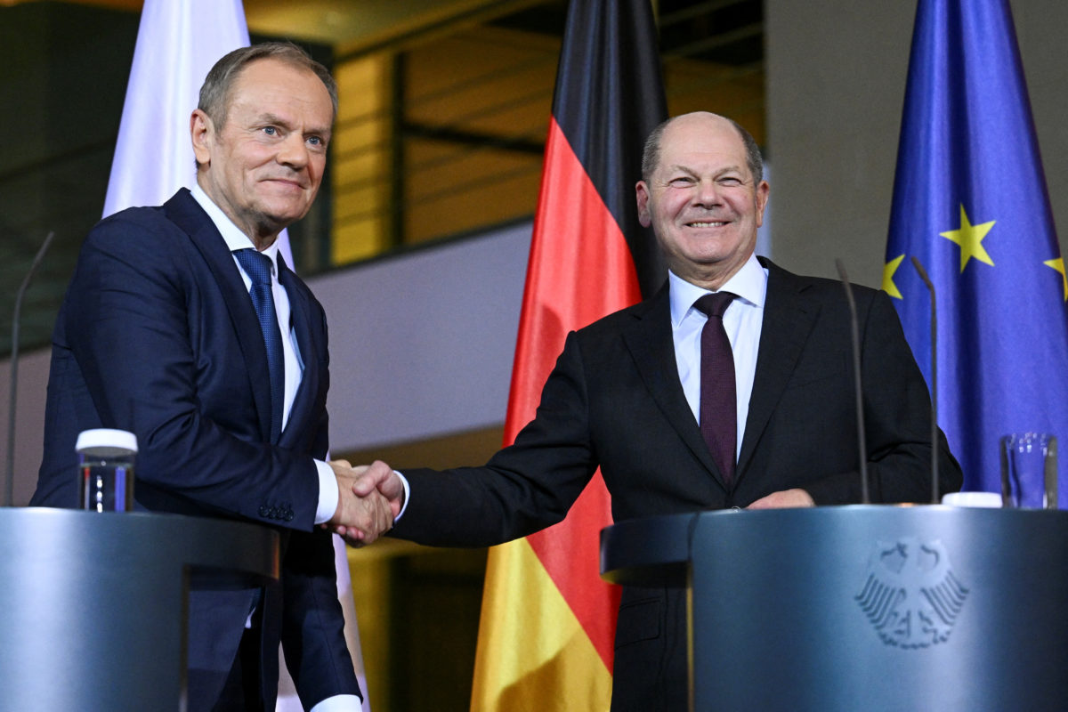 Poland, France and Germany vow to make Europe stronger as fears grow