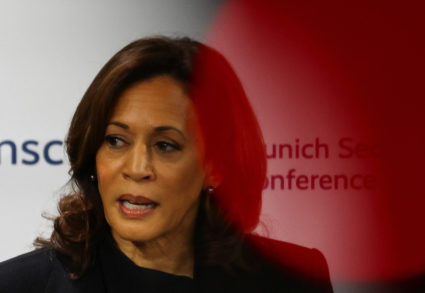 WATCH: Embracing dictators and global isolation is 'dangerous, destabilizing,' Harris says