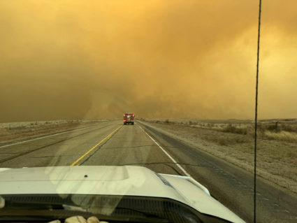 Texas panhandle wildfires force evacuations and brief shut down of nuclear facility