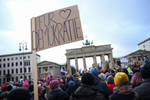 Protest against the Alternative for Germany (AfD) party, in Berlin