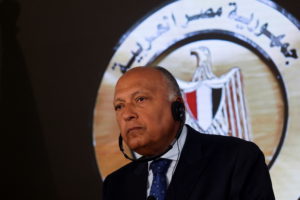 German Foreign Minister Annalena Baerbock meets with Egyptian Foreign Minister Sameh Shoukry in Cairo