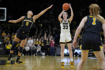 Iowa phenom Caitlin Clark breaks NCAA women&rsquo;s basketball record for career points