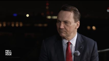 Poland's foreign minister on concerns the U.S. will abandon Ukraine, Europe