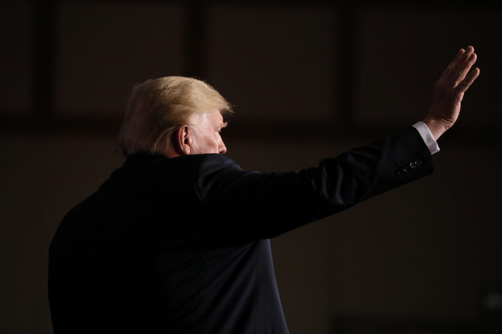 U.S. President Trump addresses Project Safe Neighborhoods National Conference in Kansas City, Missouri
