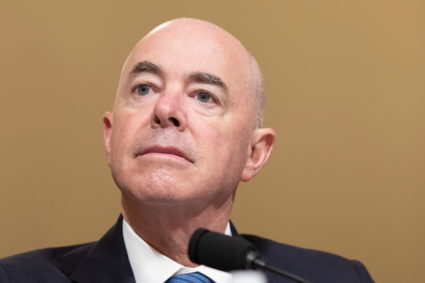 Homeland Security Secretary Mayorkas testifies before Congress on Capitol Hill