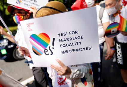 Denying same-sex marriage is unconstitutional, a Japanese high court says