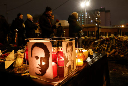 Funeral of Russian opposition leader Alexei Navalny