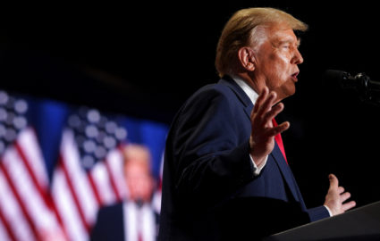 Republican presidential candidate and former U.S. President Donald Trump holds rally in Richmond