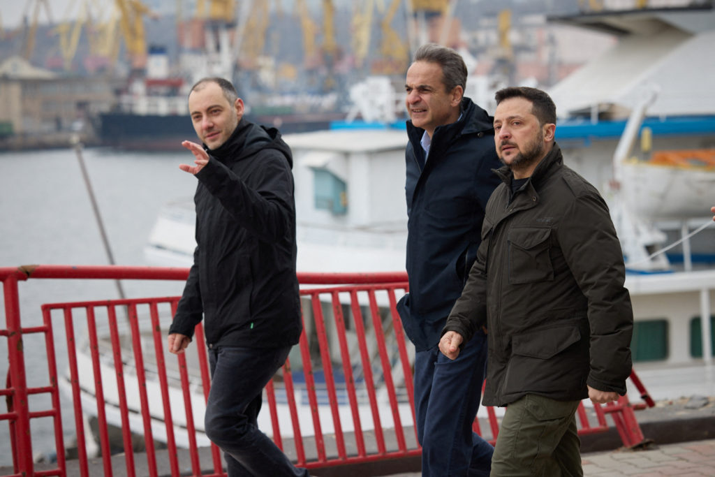 Greek PM Mitsotakis visits Ukraine