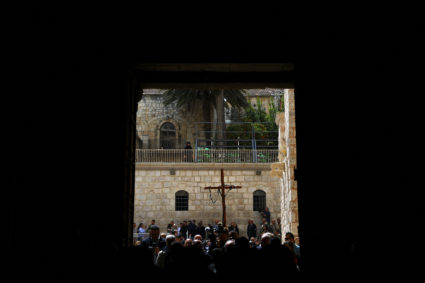 Good Friday procession in Jerusalem