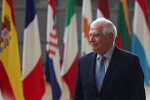 European Union foreign ministers meet in Brussels