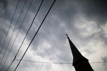 St. Charles Borromeo Parish church, formerly St. Joseph is seen in Ashland, Pennsylvania