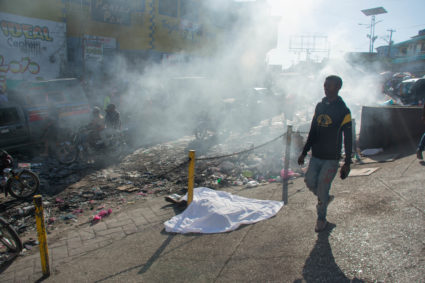 HAITI-POLITICS-UNREST-PROTEST