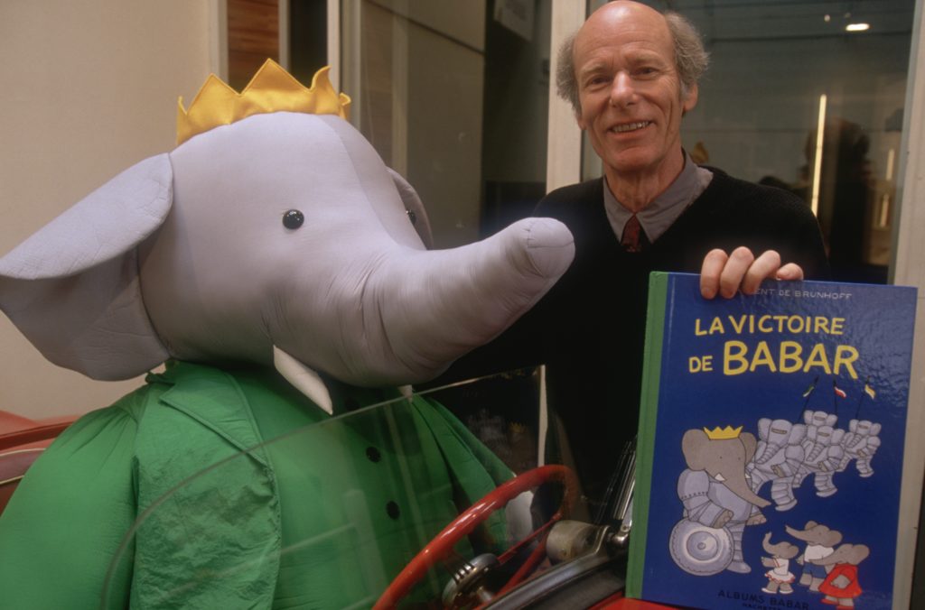 Cartoonist Laurent de Brunhoff Attends Babar's 60th Anniversary