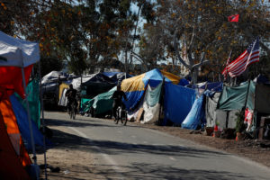 City officials have begun what they are calling a slow and methodical clean-up and removal of a large homeless encampment ...