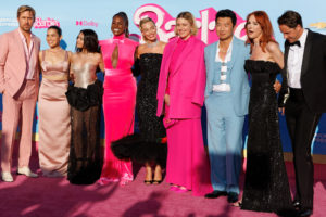 Actor Simu Liu at the World Premiere of film Barbie