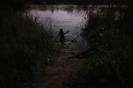 Migrants in Roma, Texas