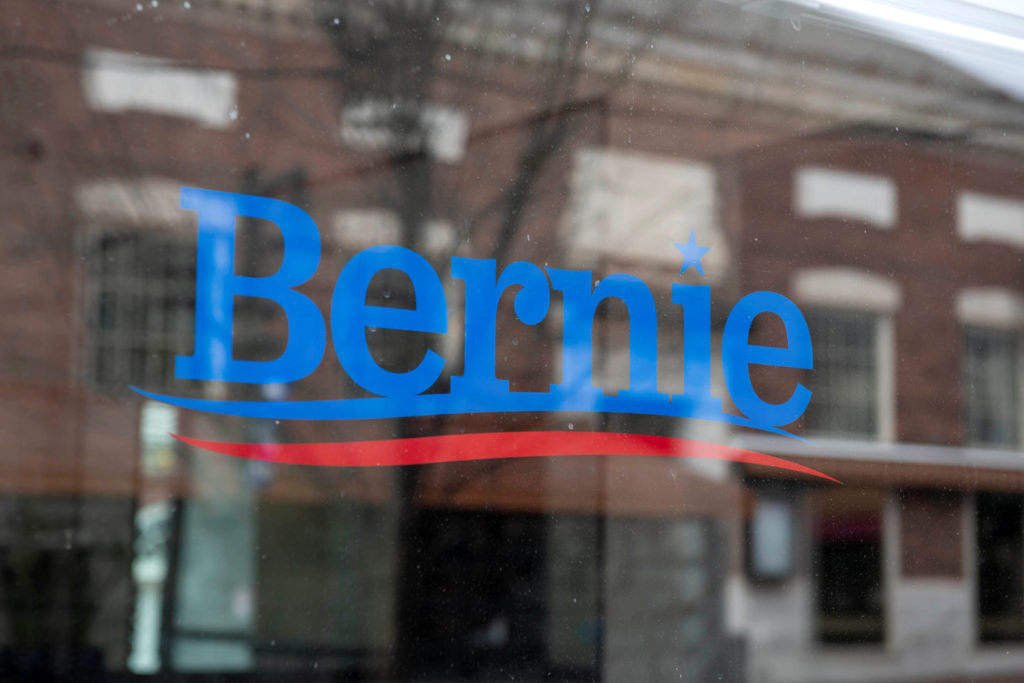 Vermont headquarters of Democratic 2020 presidential candidate Senator Bernie Sanders