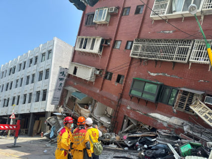 At least 9 dead, 70 quarry workers trapped after major earthquake strikes Taiwan