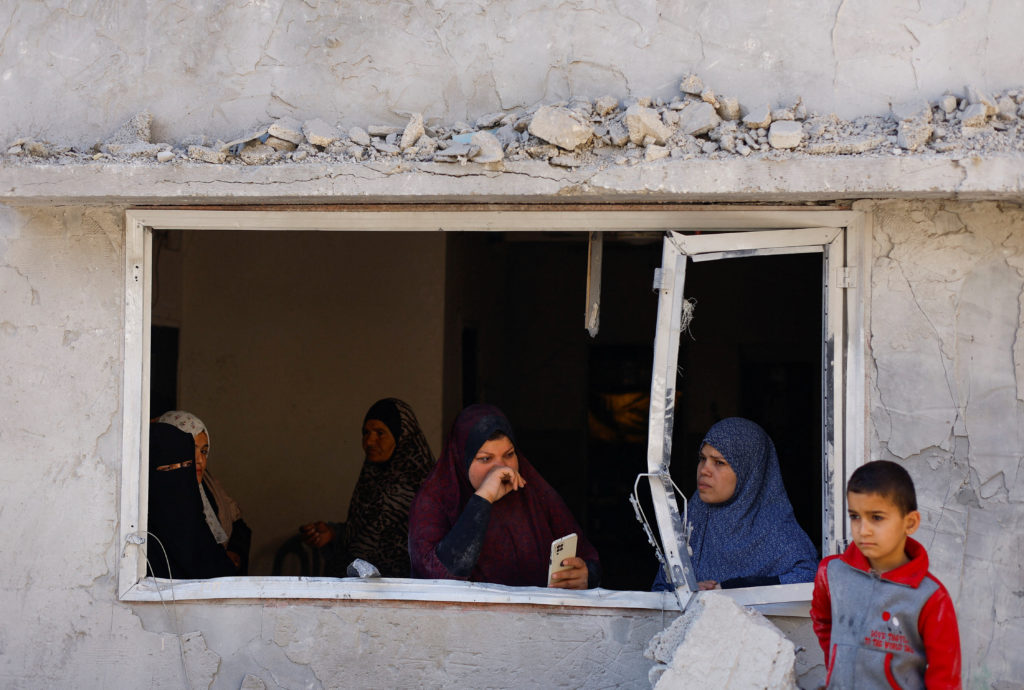 Israeli strike on a house in Rafah