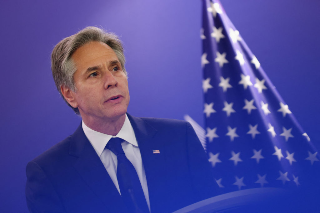 U.S. Secretary of State Antony Blinken and EU Commission President Ursula von der Leyen meet with Armenian PM Nikol Pashin...
