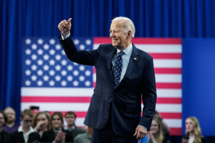 U.S. President Joe Biden visits Madison Area Technical College Truax Campus