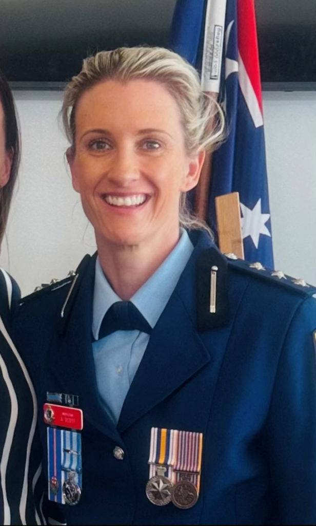 Police officer Amy Scott is seen in this undated handout picture