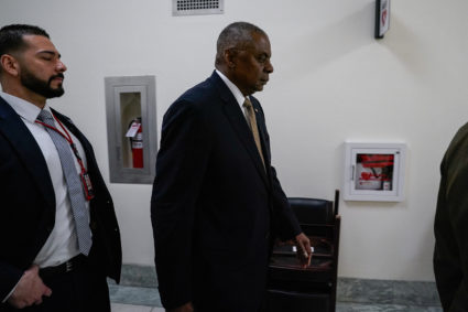 WATCH: Austin and Joint Chiefs of Staff chairman Brown speak after Ukraine meeting