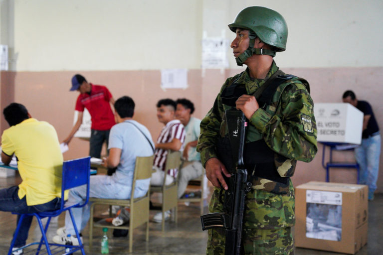 Ecuador holds referendum on security measures to fight violence