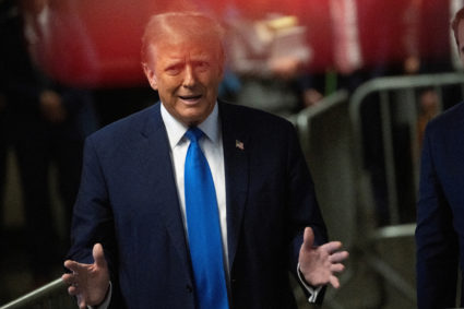 Former U.S. President Trump's criminal trial on charges of falsifying business records continues in New York