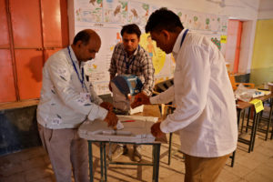 Voting in the first phase of India's general election