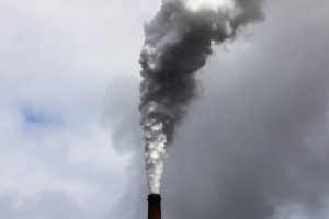 Exhaust rises from the East Bend Generating Station along the Ohio River in Union