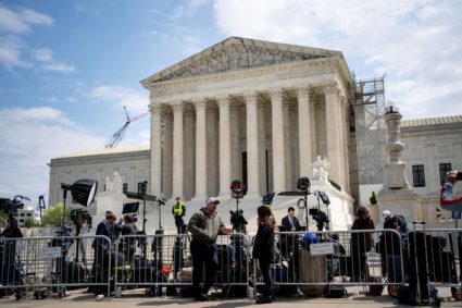 U.S. Supreme Court Justices hear arguments that former presidents can't be criminally prosecuted