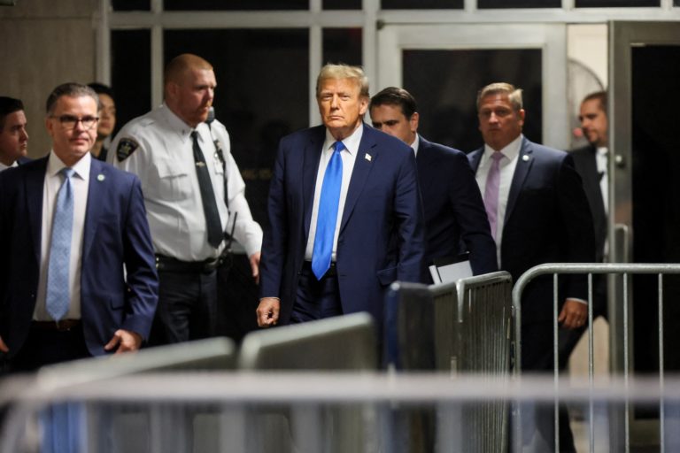 Former U.S. President Trump's criminal trial on charges of falsifying business records continues in New York