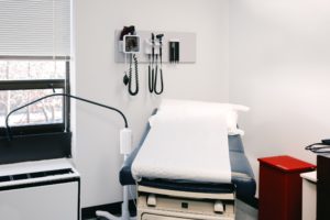 Examination Table in Doctor's Office