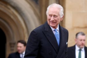 Britain's Royals attend the Easter Matins Service at St. George's Chapel, Windsor Castle