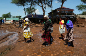 Flash floods wiped out several homes as a dam burst, following heavy rains in Kamuchiri village of Mai Mahiu