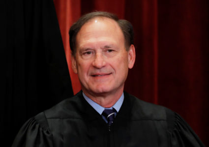 U.S. Supreme Court Associate Justice Samuel Alito, Jr is seen during a group portrait session for the new full court at the Supreme Court in Washington, U.S., November 30, 2018. Photo by Jim Young/Reuters