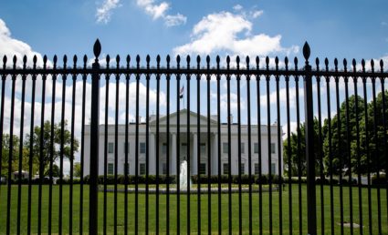 The White House is pictured in Washington