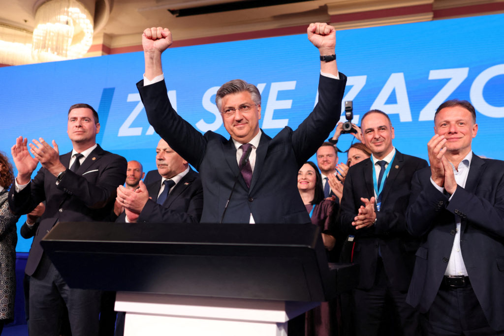 Croatia conservative leader Plenkovic appointed as prime minister-designate for third term