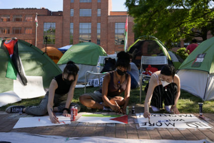 33 protesters were arrested at George Washington University as police cleared a tent encampment