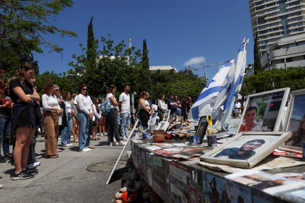 Israel's Memorial Day, in Tel Aviv