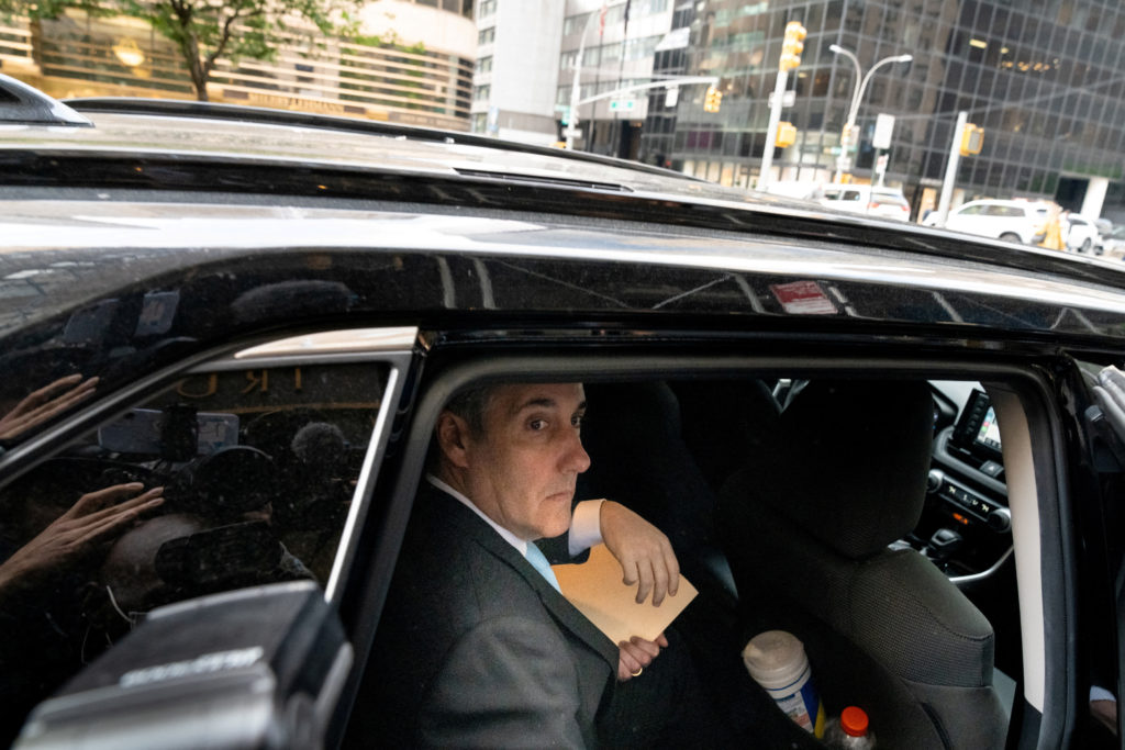 Michael Cohen departs to testify at Trump’s criminal trial in New York